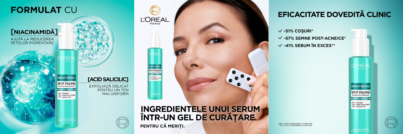 Gel de curatare impotriva petelor pigmentare Bright Reveal, 30 ml, Loreal Paris